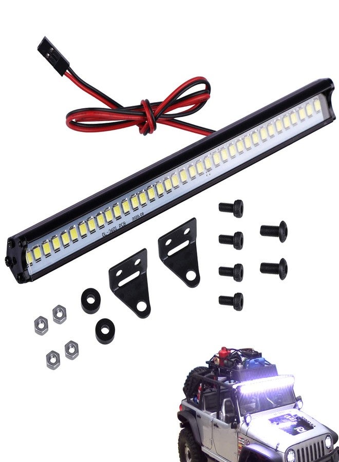 XIND ELE. مجموعة مصابيح LED لسيارات التحكم عن بعد Traxxas Slash Rustler SCX10 بمقياس 1/10 و 1/8 - Image 1